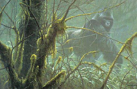 Robert Bateman Intrusion â€“ Mountain Gorilla
