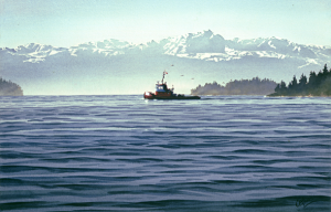 Southbound Tug - Georgia Strait Southbound Tug - Georgia Strait