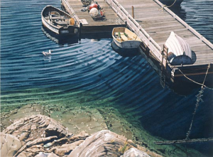 Rowboat at Refuge Cove