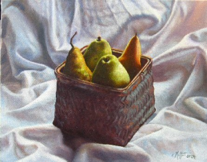 Pears In A Basket