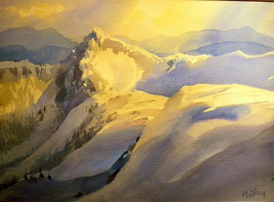 Snow on Mount Castlecraig