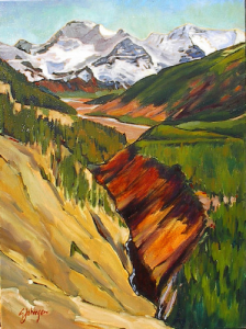 Sunwapta River Valley Sunwapta River Valley