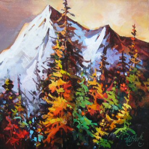 B.C. Mountains, Evening Light