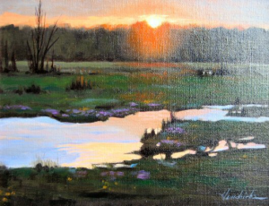 Sunset Marsh - Study