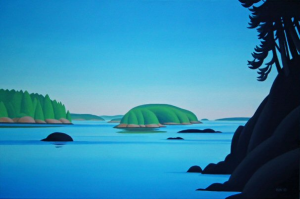 South From Swartz Bay