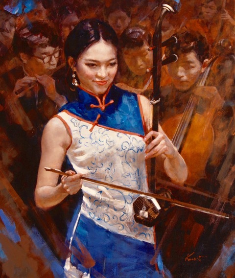 Clement Kwan Lady with Erhu