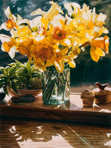 Carol Evans Daffodils from the Garden
