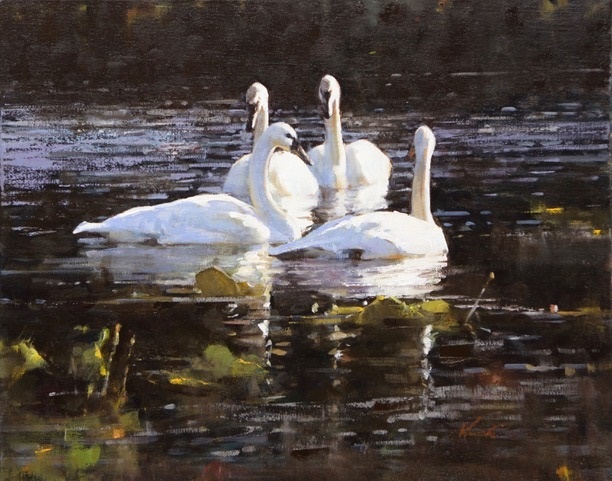 Clement Kwan Four Swans