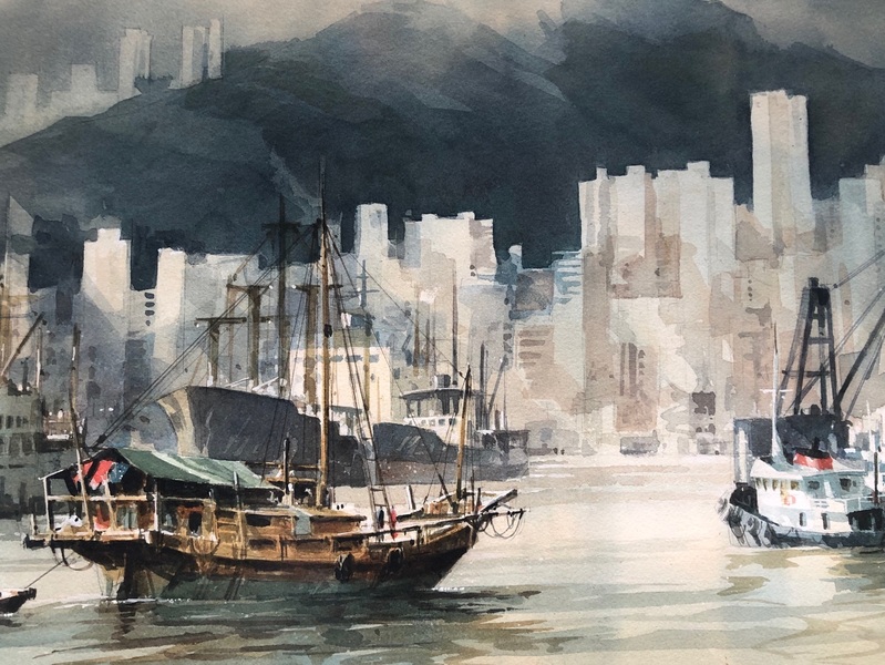 Harry Heine Hong Kong Harbour