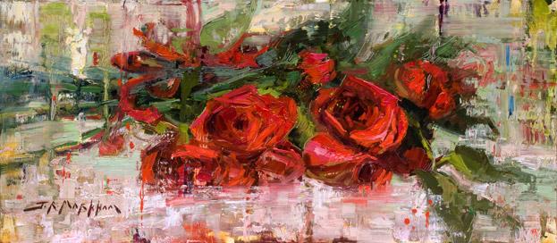 Jerry Markham Still Life of Roses