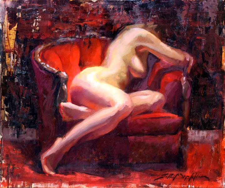 Jerry Markham Scarlet Chair