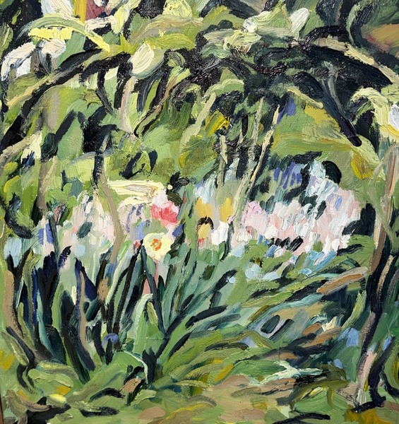 Josephine Fletcher Pink Bells, Narcissus and Magnolias