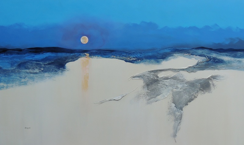 Kathryn Amisson Moon Over the Bay