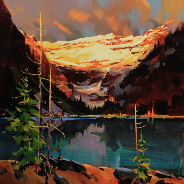 Michael O'Toole Light Break - Lake Louise 
