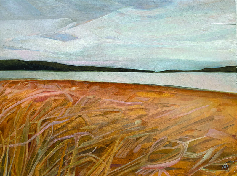 Cheryl Long Marsh Grass, Study