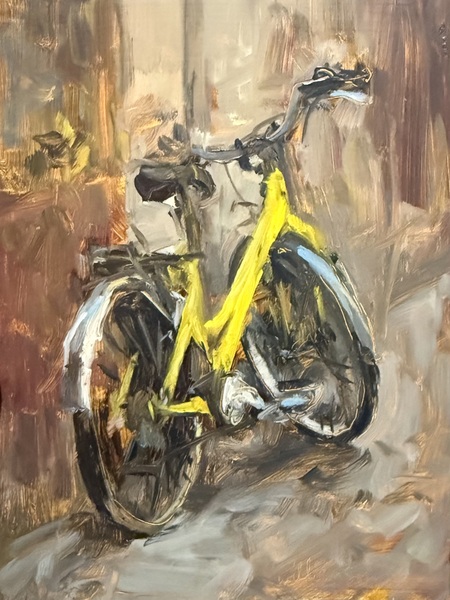 Mel Williamson Yellow Bicycle #3