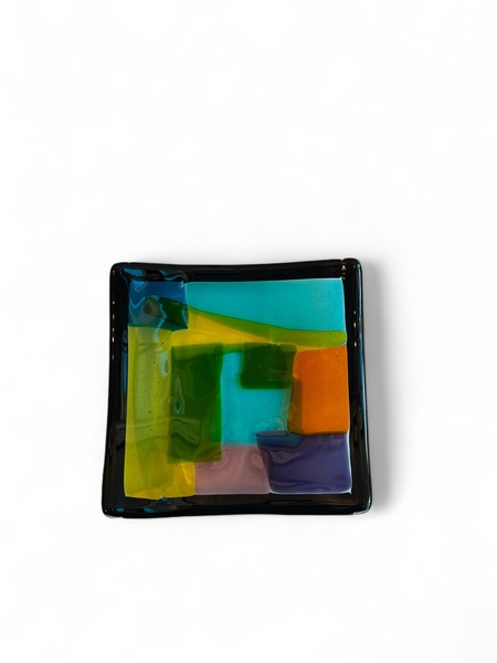Tammy Hudgeon Abstract Square Plate