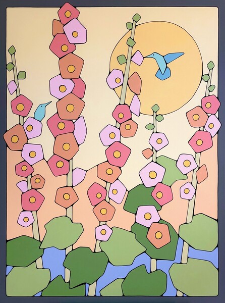 Tiffany Hastie Hollyhocks