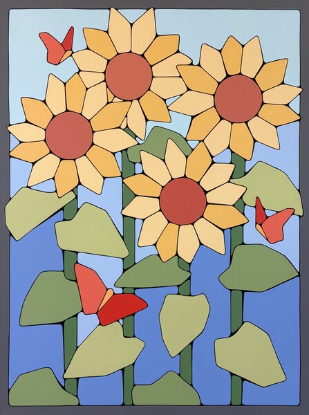Tiffany Hastie Sunflowers