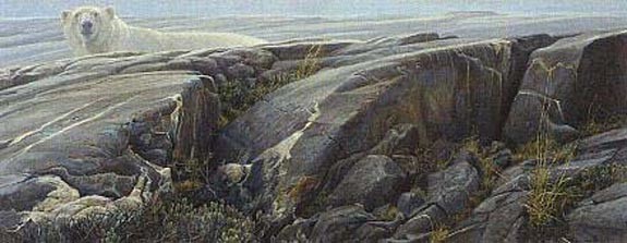 Robert z Bateman Arctic Landscape