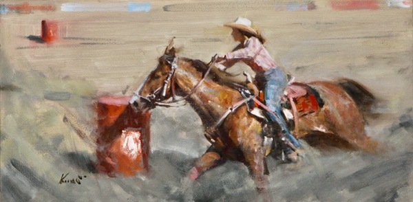 Barrel Racing by Clement Kwan