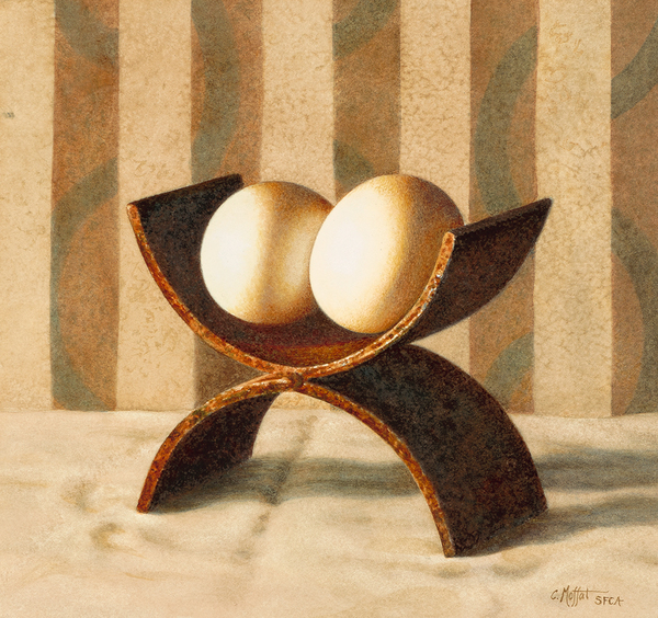 Catherine Moffat Cradling Eggs