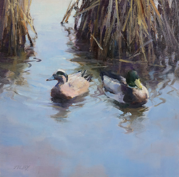Two Ducks 2 by Deborah Tilby