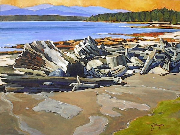 Sandstone and Driftwood Shores
