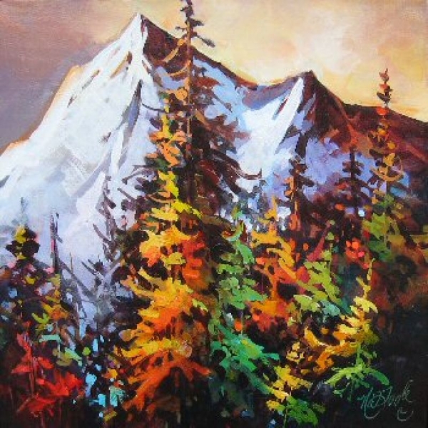 Nancy O'Toole B.C. Mountains, Evening Light