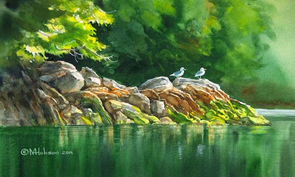 Mark Hobson Glaucous Wing Gulls- George And Gertrude