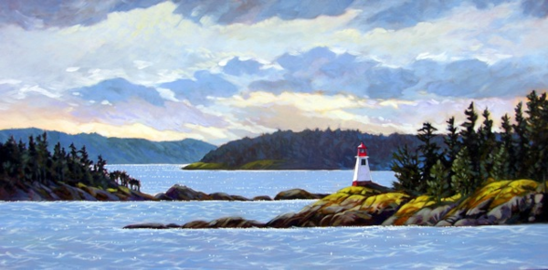 Janice z Robertson Portcove Lighthouse