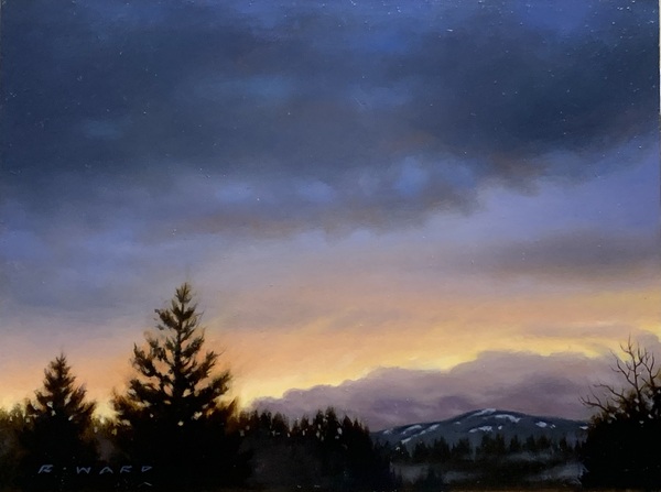 Valley Winter Sky by Ray Ward