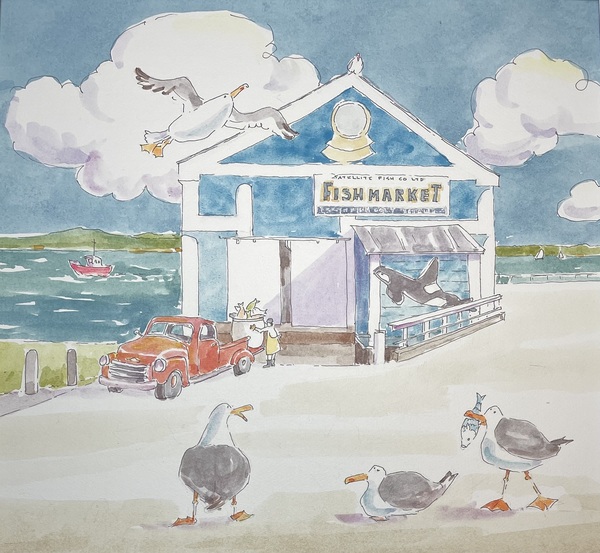 Sidney by the Seagulls #12 by Sheena Lott