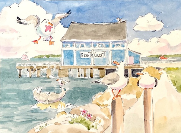 Sidney by the Seagulls #14 by Sheena Lott